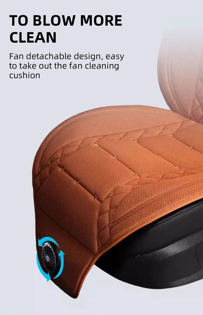 Car Seat Cooling Cushion With USB Powered Fan Three Speed - Smarsty