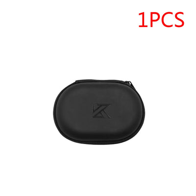 PU Leather Earphones Storage Case with Zipper Closure - Smarsty