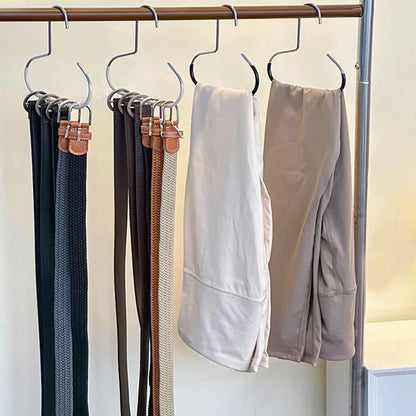 1-5pcs Circle Ring Hat Hanger Non-marking Non-slip Hat Storage Hook Closet Bedroom Saving Space Scarf Towel Tie Hanging Rack by Smarsty