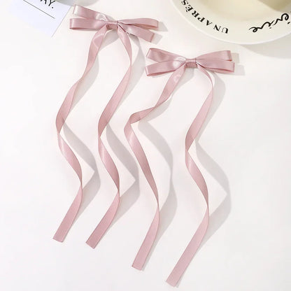 Fabric Hair Bow Clips Set for Women and Girls - Smarsty