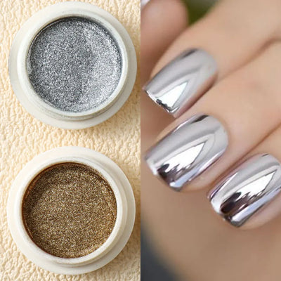 6pc Metallic Mirror Nail Glitter Powder for Stunning Manicures - Smarsty
