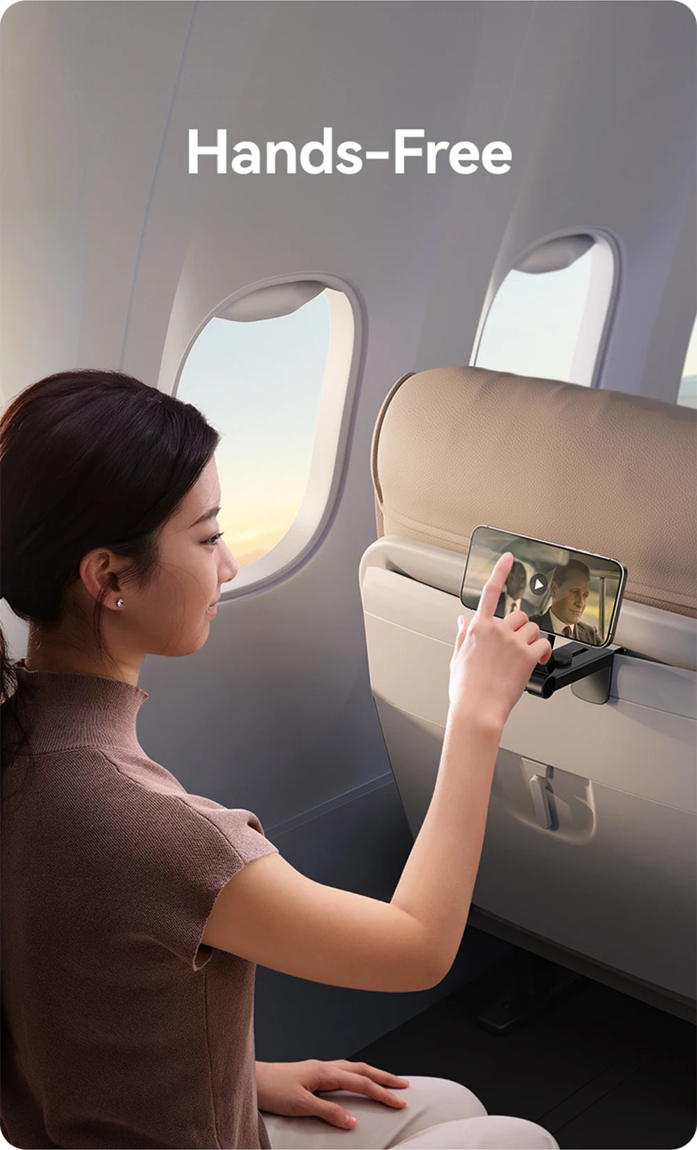 Magnetic Airplane Phone Holder With Flexible Rotation - Smarsty