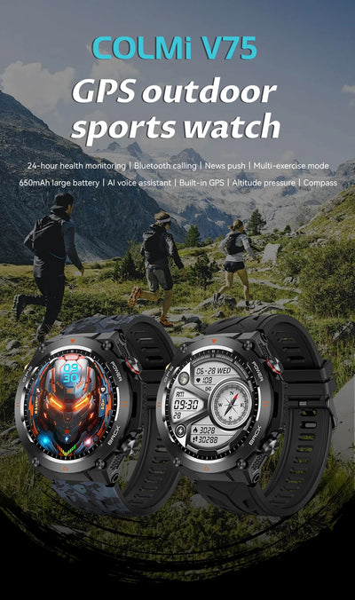 COLMI V75 GPS Smart Watch with Ultra HD Display - Smarsty
