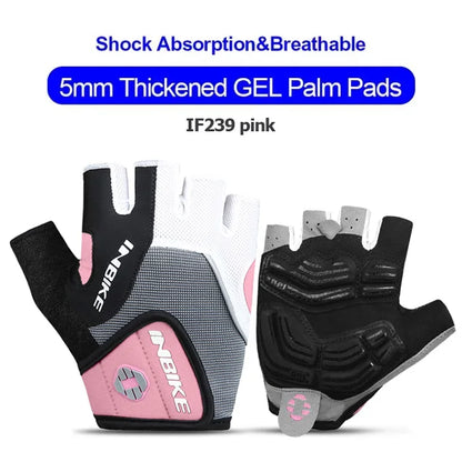 INBIKE Shockproof Gel Cycling Gloves Half Finger - Smarsty