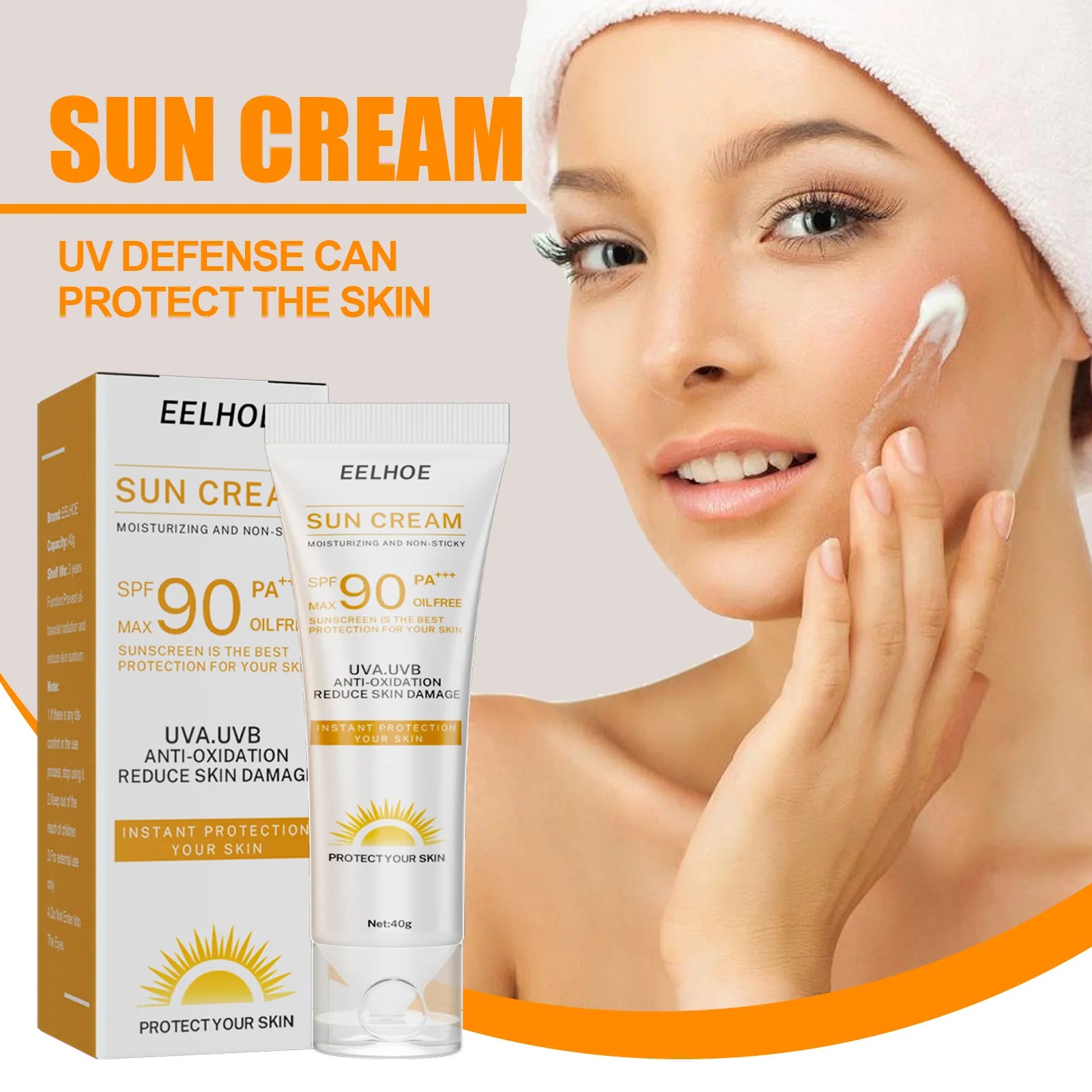 EELHOE SPF 90 Whitening Sun Cream for Oily Skin - Smarsty