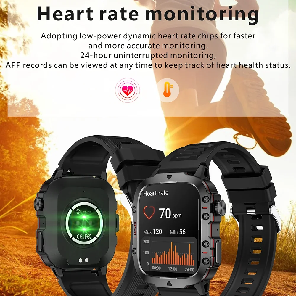 Smart Waterproof Fitness Smartwatch with Bluetooth Call - Smarsty