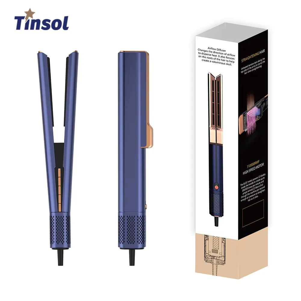 2 In 1 Hair Straightener And Dryer With Intuitive Airflow - Smarsty