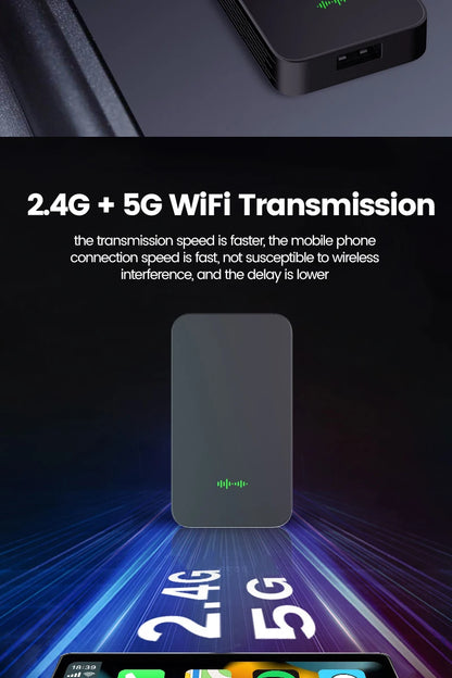 Wireless CarPlay Android Auto Box 4 In 1 Car Adapter - Smarsty