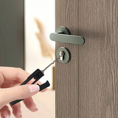 Compact Lock Picking Set Multi-Function Versatile Door Open Keys Automotive Opening Pick Hook for Outdoor Explorers