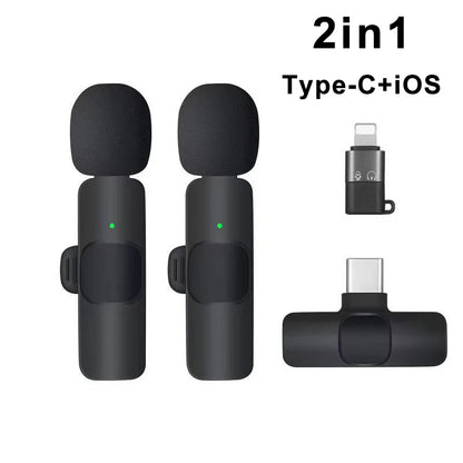 Wireless Lavalier Microphone for iPhone and Android - Smarsty