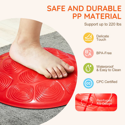 SucceBuy 6 PCS Kids Turtle Balance Stepping Stones Kids Toddler Jumping Coordination Game Toys Outdoor Play for Children Gifts