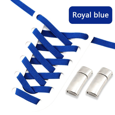 NEW NoTie Shoelaces Magnetic Shoe Laces Clip Flat Elastic Stretch Laces Sneakers Woman Men Children Casual Shoelace for AJ AF1 - Smarsty