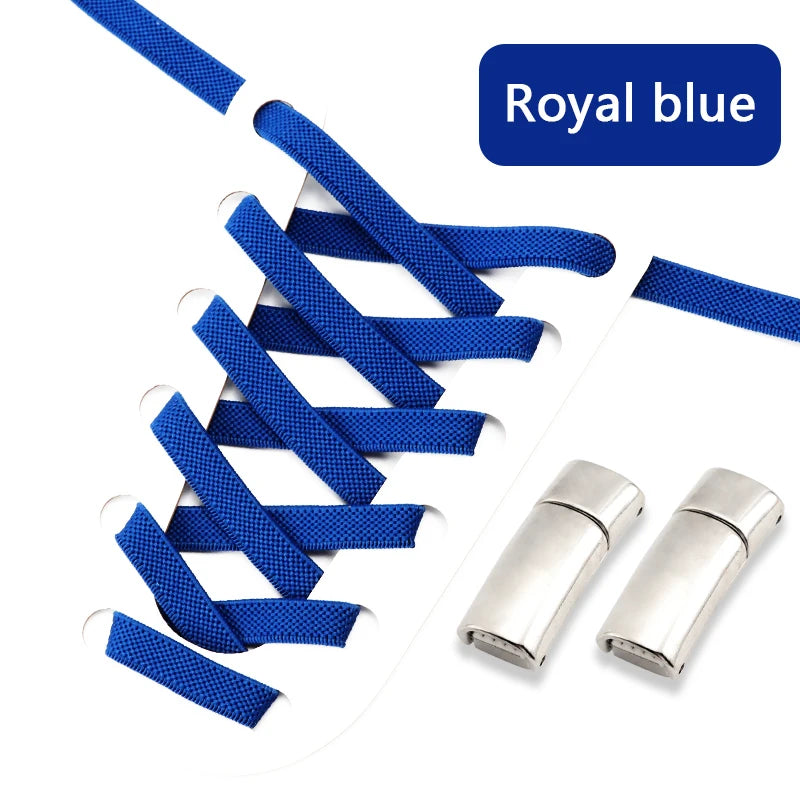 NEW NoTie Shoelaces Magnetic Shoe Laces Clip Flat Elastic Stretch Laces Sneakers Woman Men Children Casual Shoelace for AJ AF1