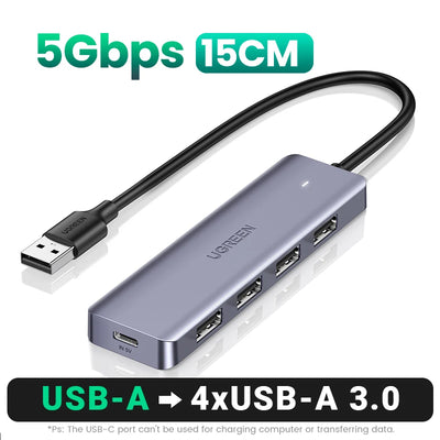 USB C Hub 4 Ports USB 3.0 UltraSlimDock For MacBook - Smarsty