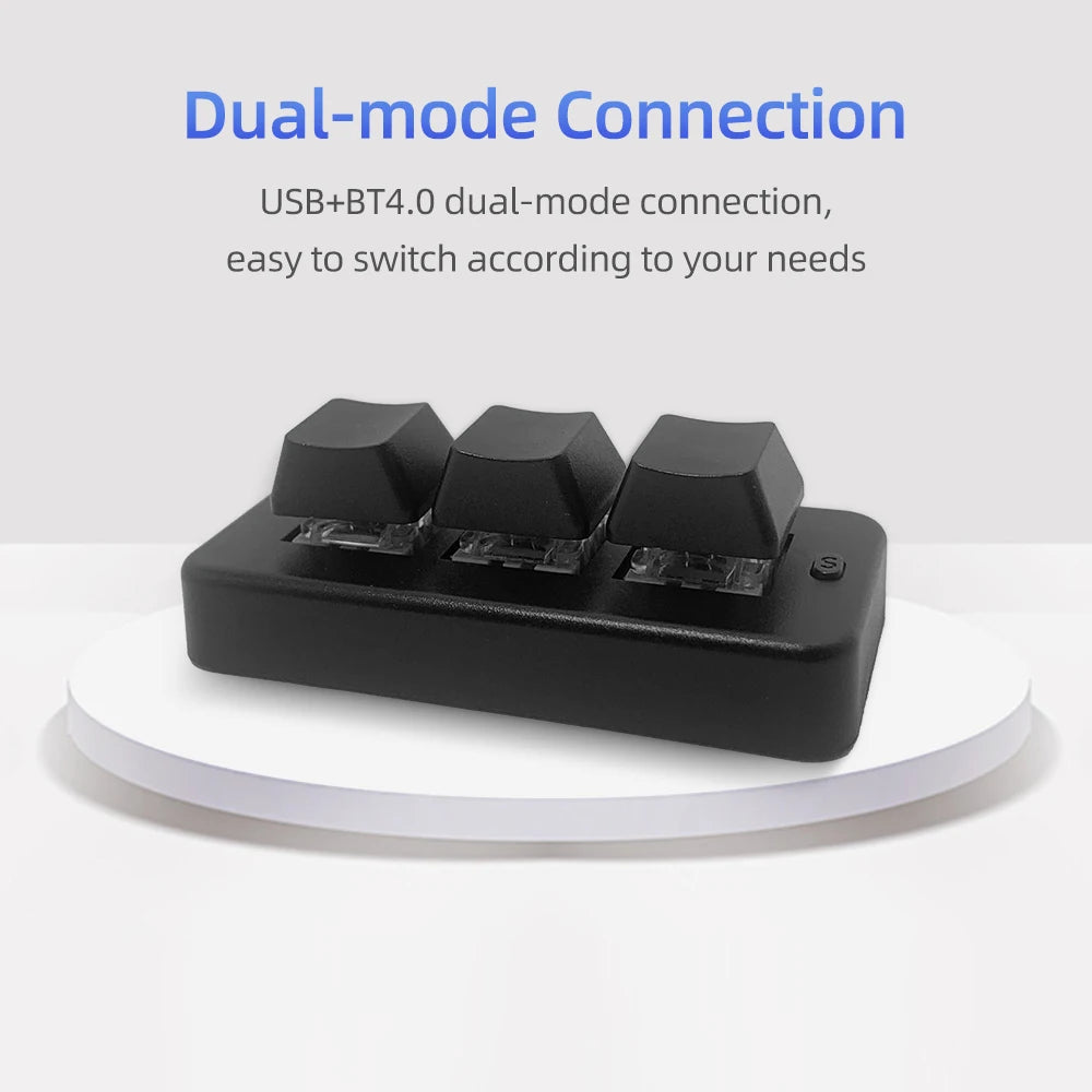 Mini Bluetooth Mechanical Keyboard Dual Mode USB Wireless
