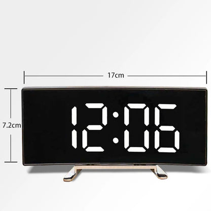 Large Screen LED Mirror Alarm Clock for Students - Smarsty