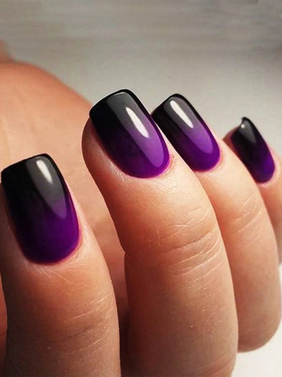Wine Red Almond Press On Nails 24PCS High Saturation - Smarsty