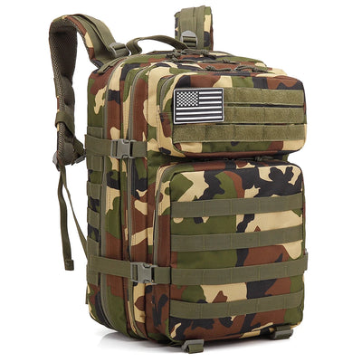 45L Tactical Backpack For Men Molle 3 day survival Backpack Hunting Camping Hiking GYM Rucksack Survival Bug Out Bag - Smarsty