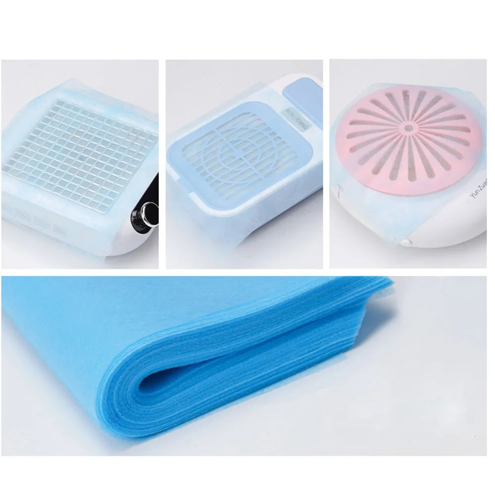100 Pcs Disposable Nail Art Dust Filter Paper - Smarsty