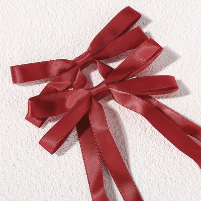Fabric Hair Bow Clips Set for Women and Girls - Smarsty