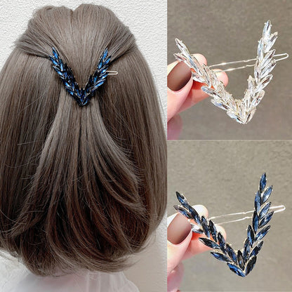 Luxury Crystal Hair Clip for Women with V Shape Design - Smarsty