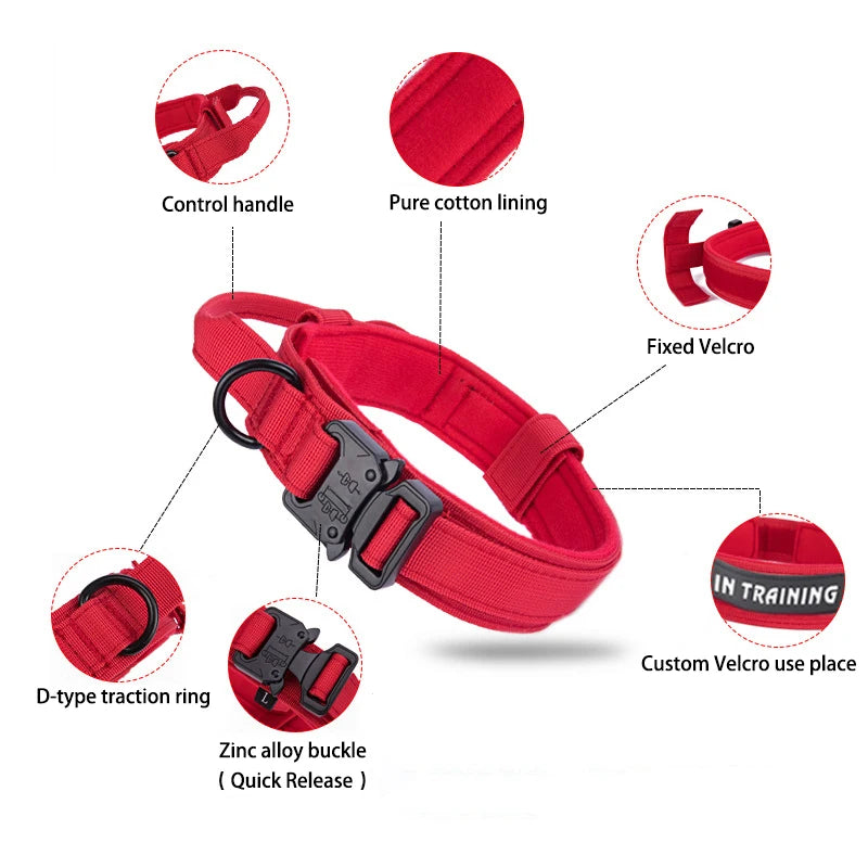 Durable Reflective Nylon Dog Collar and Leash Set - Smarsty