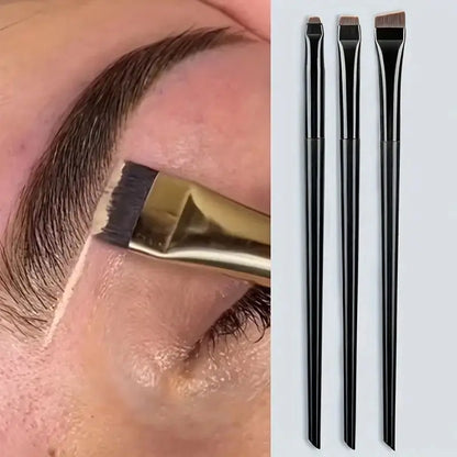 Eyeliner and Eyebrow Brushes Set for Precision Makeup Application - Smarsty