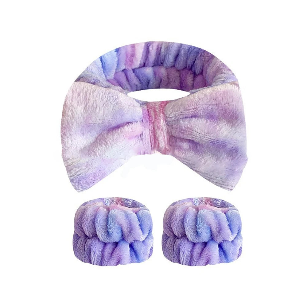 Coral Fleece Wash Face Headband Absorbent Waterproof - Smarsty