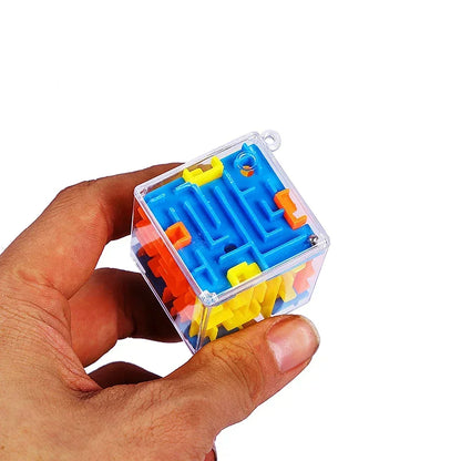 3D Maze Magic Cube Six-sided Transparent Puzzle Speed Cube Rolling Ball Magic Cubes Maze Toys For Children Stress Reliever Toys by Smarsty