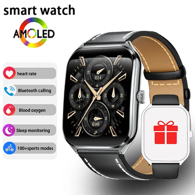 Ultra Thin Smart Watch with AMOLED Display and Call Reminder - Smarsty