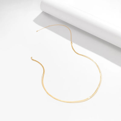 Ingemark Sexy Flat Snake Chain Waist Belt for Women - Smarsty
