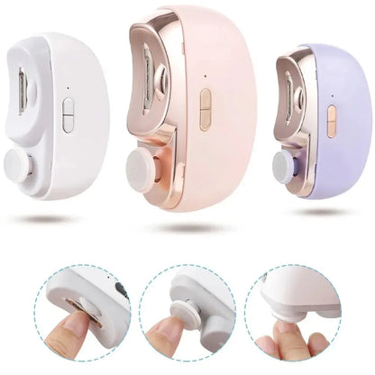 2 In 1 Electric Nail Clippers With Safety Light - Smarsty