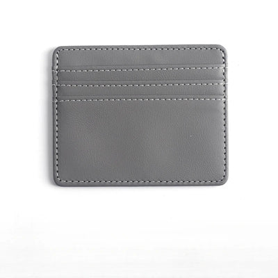 1Pc Pu Leather ID Card Holder Candy Color Bank Credit Card Box Multi Slot Slim Card Case Wallet Women Men Business Card Cover - Smarsty