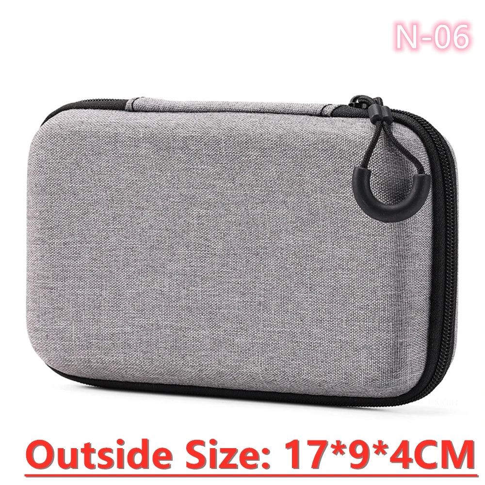 Portable Data Cable Organizer Bag for Travel - Smarsty