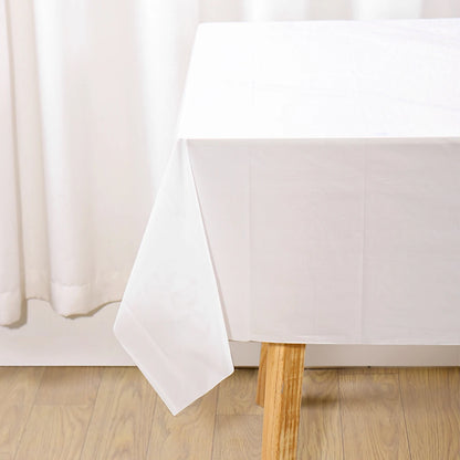 Multi Solid Color Disposable Plastic Tablecloth for Events - Smarsty