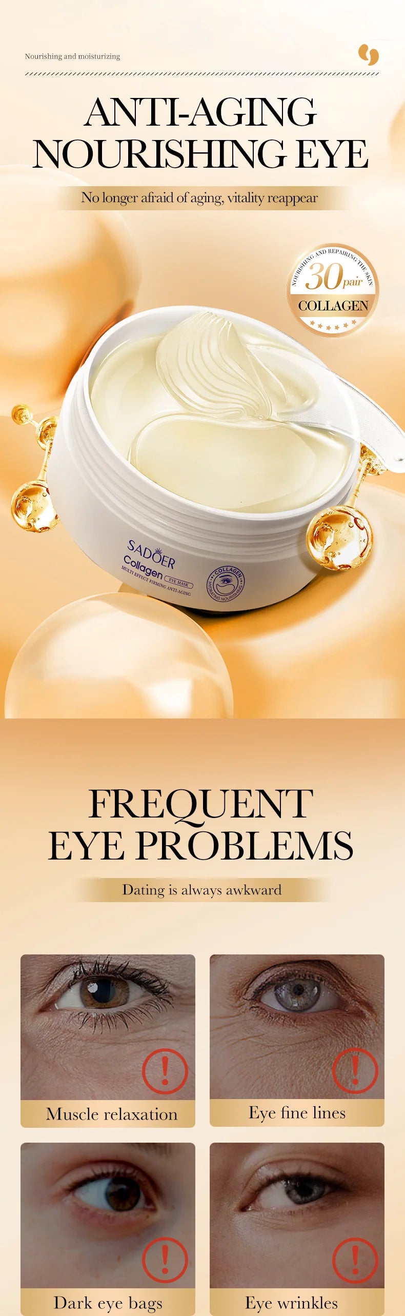 Crystal Collagen Eye Masks for Dark Circles and Puffiness - Smarsty