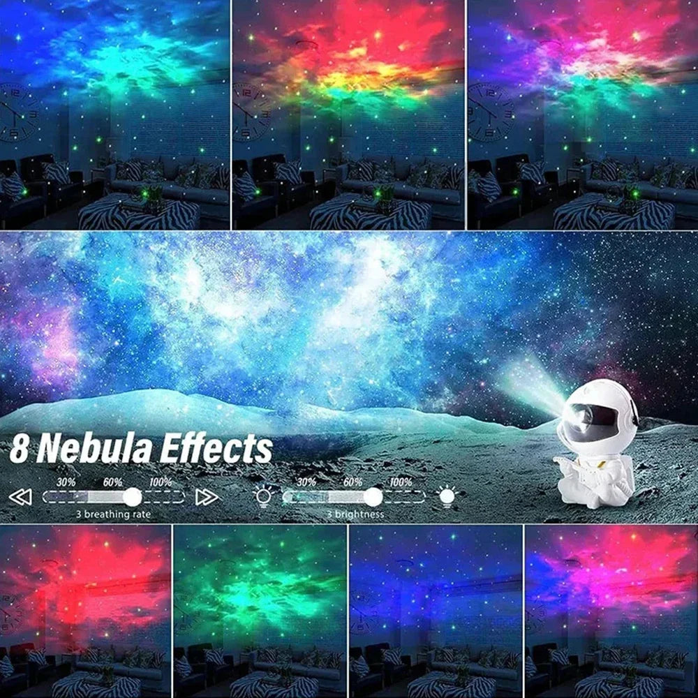 Galaxy Star Astronaut Projector LED Night Light - Smarsty