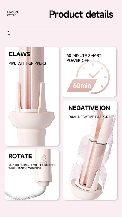 Automatic Hair Curler with 32mm Ceramic Barrel - Smarsty