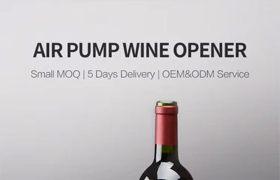 Portable 2in1 Air Pressure Wine Opener with Foil Cutter - Smarsty