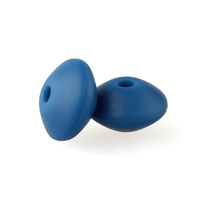 Silicone Beads 12mm Lentil Focal Beads Non Toxic Diy Set - Smarsty