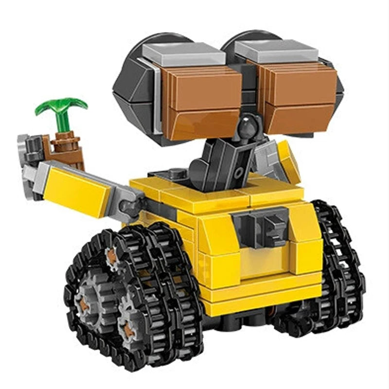 New mini Wall-E Building Block Kit MOC Idea Technical Classic Movie Model Building Block Assembly Children's Toy Gift