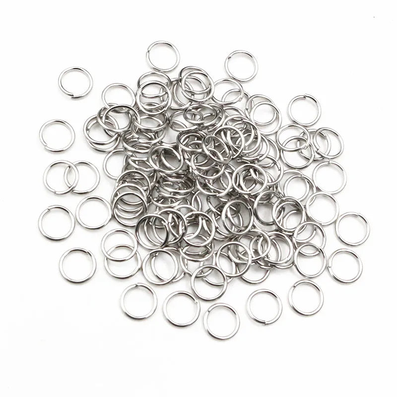 Stainless Steel Jump Rings Gold Color Nickel Free Set - Smarsty