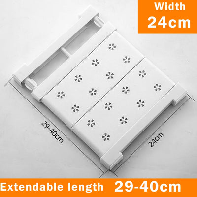 Adjustable Closet Organizer Storage Shelf Wall Mounted Kitchen Rack Space Saving Wardrobe Decorative Shelves Cabinet Holder by Smarsty