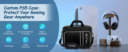 PS5 Travel Case with Efficient Storage and Protection - Smarsty
