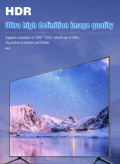 HDMI 2.1 Adapter for 8K 60Hz and 4K 120Hz - Smarsty