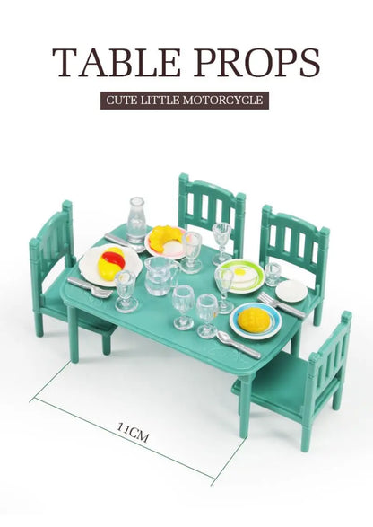 family games dollhouses playhouse miniature furniture pretend toys princess castles villas Christmas present kids toys by Smarsty