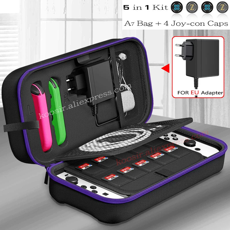 Nintendo Switch OLED Large Storage Bag with Anti-Scratch Protection - Smarsty