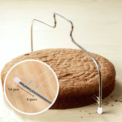 Adjustable Stainless Steel Cake Cutter for Perfect Layers - Smarsty