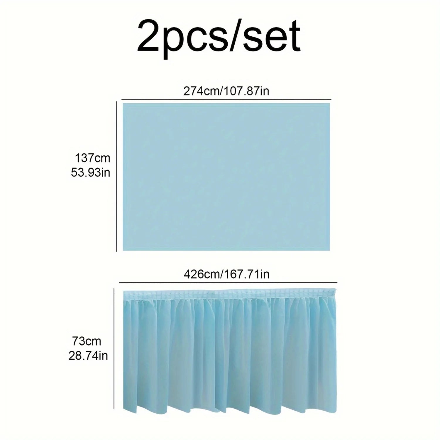 Disposable Tablecloth Set for Elegant Party Decor - Smarsty