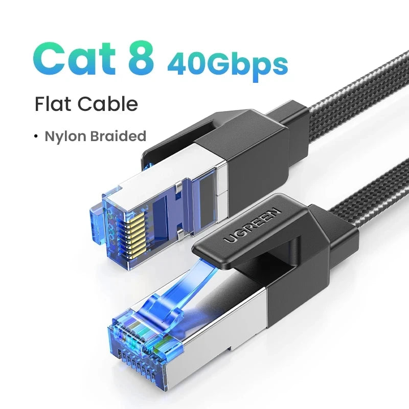 UGREEN CAT8 Ethernet Cable 40Gbps High Speed Performance - Smarsty
